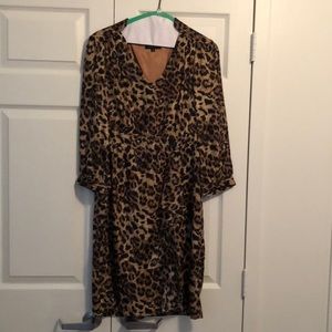 Tahari Leopard Dress